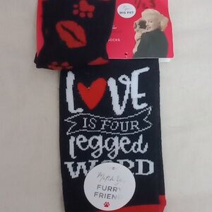 Marilyn Monroe matching pet and owner low-cut socks